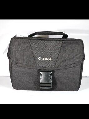 Canon Black Padded Men's Toiletry & Camera Carry Bag 9x7x4.5 INches